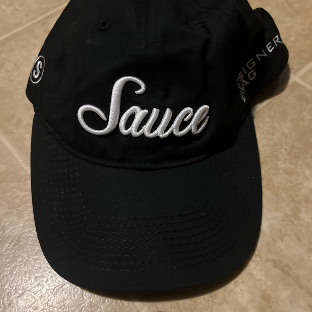 Sauce hockey golf ball gps hat